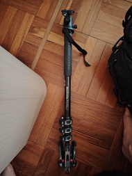Manfrotto monopod 曼富圖單腳架 tripod 三腳架