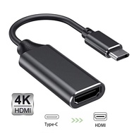 USB C To HDMI-compatible Adapter Type C To HDTV 4K Cable USBC Video Converter for Laptop Macbook Phone Tablet Switch TV Projector Monitor