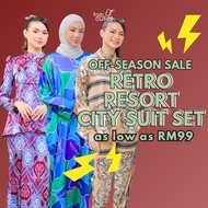 Fab Outlet - Kurung/Kaftan/Casual (Retro • Resort • City Suit Set)