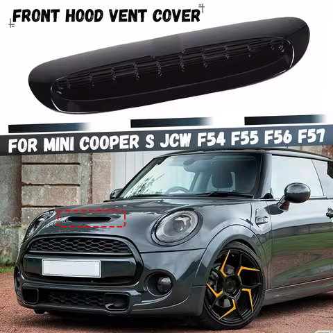 Hood Scoop Vent Trim Engine Bonnet Air Flow Intake Cover Replacement For Mini Cooper S JCW F54 F55 F