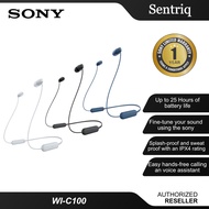 Sony WI-C100 Wireless In-ear Headphones (Original) 1 Year Warranty By Sony Malaysia