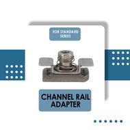Channel Rail Adaptor (Galvanized Steel / Stainless Steel) | Accessory for Tubeclo Pipe Clamps