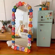 DIY decor rumah DIY hiasan cermin DIY hiasan rumah DIY hiasan bunga rumah DIY house decor flower puf
