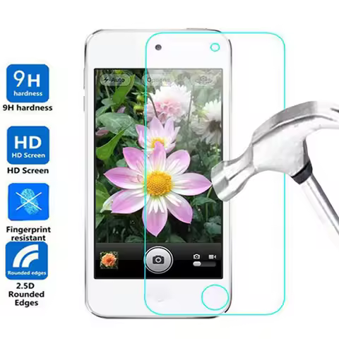 2.5D Tempered Glass For Apple iPod Touch 5 6 7 9H High Quality Protective Film Screen Protector For 