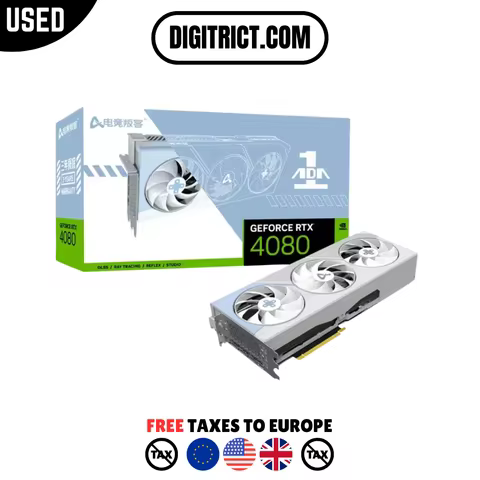USED AX GAMING RTX 4070 RTX 4080 RTX 4060 TI Graphic Card GDDR6X 256Bit HDMI 2.1 16Pin Gaming GPU Vi