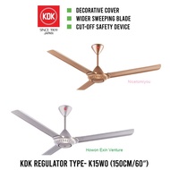 KDK Regulator Ceiling Fan 60"  Silver K15W0-SL / Copper Brown K15W0 3 blade [ TWIN PACK ]