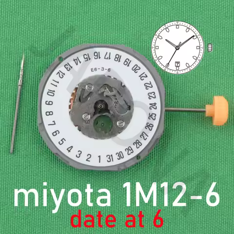 MIYOTA 1M12 movement 1M12 miyota movement Watch Quartz Movement 1M12D-6 Movement Japan three Hands D