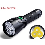 Sofirn C8F V2.0 Super Bright 3500 Lumen 3* XP-L LEDs Flashlight 4 Light Groups Professional Torch la