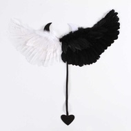 Children Adult Angel Wings Angel Feather Wings Props Halloween Wings Props