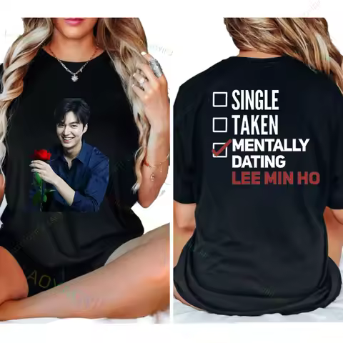New Lee Know Tshirt Lee Min Ho Fans Shirt Kpop Concert Kpop Shirt Youthful Woman Clothes for Women 1