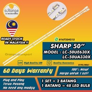 LC-50UE630X / LC-50UA330X SHARP 50" LED TV BACKLIGHT(LAMPU TV) SHARP 50 INCH LED TV BACKLIGHT 50UE630X 50UA330X