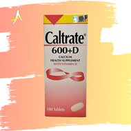 Caltrate 600+D With Vitamin D3 100's