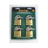 Sure-Loc HBP40 KA4 (key Alike) Brass Padlock