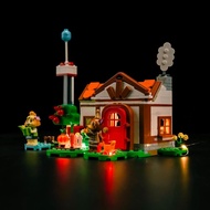 Upgraded Led Light Kit for Lego Isabelle's House Visit Building Set, Compatible with Lego 77049, Bes