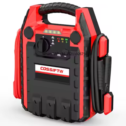 12v/24v Emergency Start-up Rescue Power Electric Station Car Jump Starter Power Bank With Air Compre