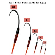 RICE FIELD EEL FISHING HOOK - PLAIN EEL HOOK - READY TO USE UGUG MODEL