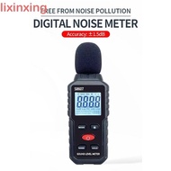 LIXINXING Noise Meter, Handheld Environment Decibelimeter, Mini 0.1 dB Digital 30~130dB Sound Level 