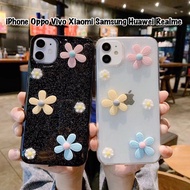 Flower 3D Case Oppo A76 A96 A53 Reno 7 7Z 6 A74 A55 A54 A33 A31 A71