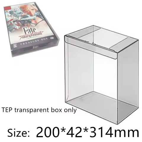 Transparent Box Protector For Fate/Samurai Remnant Collect Boxes TEP Storage Game Shell Clear Displa