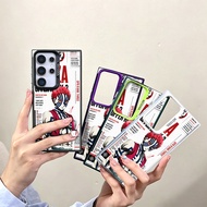 Fashionable Samsung Akaza Kimetsu No Yaiba phone case for A06,A23,A13,A12,M12,S25 Ultra,A03S,M02S,A0