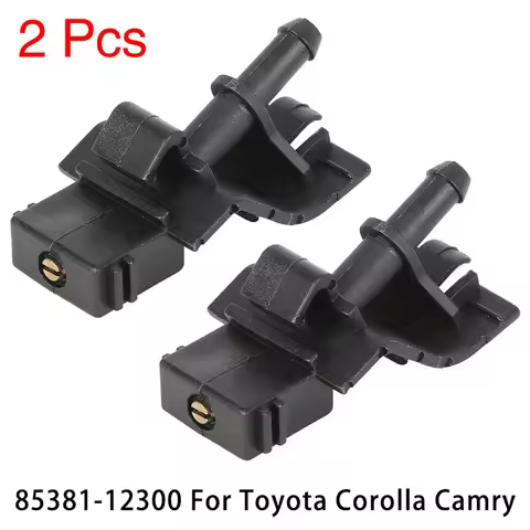 2pcs 85381-12300 Windshield Washer Nozzle Jet Spray For Toyota For Corolla For Camry XV40 / Altis E1