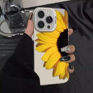 #Half-side sunflower suitable for OPPOReno13Pro mobile phone case Reno12OPPOK12/A5Pro/A3/A97，，半边向日葵适
