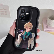 Case hp Vivo Y22 Y22S Y22T Y35 Y17S Y16 Y56 5G Y02S New Macaron Candy Color Silicone Casing Anime Ho