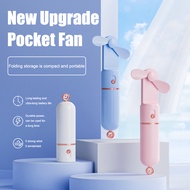 Mini Fan Rechargeable Portable Handheld USB Handy Pocket Fan Personal Cooling Fan with Powerbank