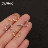 1 Piece Stainless Steel Cartilage Earring Hoop Helix Rook Ear Piercing 16Gauge
