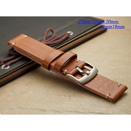 [Time Exploration] Military Watch.sports Watch-Handmade Distressed Crazy Horse Leather Strap (22mm.2