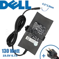 Dell Adapter ของแท้ 19.5V/6.7A 130W หัวขนาด 4.5*3.0 mm สายชาร์จ Dell 27 Ultrathin Monitor S2718D สาย