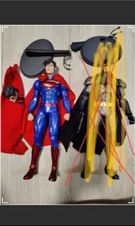 1/6 超人 蝙蝠俠 superman Batman play imaginative 合金 DC