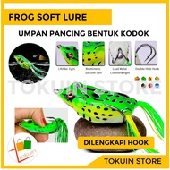Casting Frog Soft Lure Bait Gabus Fishing Lure Frog Lure Soft Bait
