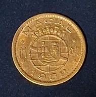 1963 澳門 葡幣 拾 仙 紀念幣