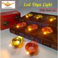 12 PCS Agal Vilakku/LED Diya Battery Light/Deepam Light/Deepavali Decoration/Indian Wedding Decoration