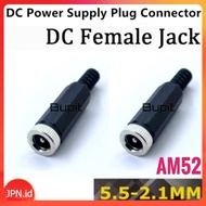 AM 52 DC Power Plug Socket Jack DC Female Adapter 5.5+32.1mm - JPN