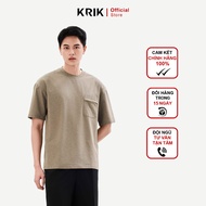 KRIK Form Classic Men's T-Shirt with Chest Pocket Pique Fabric, Soft, Easy to Wear, Extremely Cool A