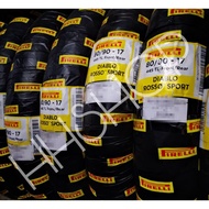 PIRELLI ROSSO SPORT TUBELESS TYRE 70/90-17 80/90-17 90/80-17 TAYAR