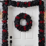 LANFENG Halloween Maple Leaf Rose Vine, Gothic Style Maple Leaves Maple Leaf Garland, Wedding Plasti