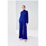 SHE DAZZLE Ae-Ra Set (Straight Cut) In Royal Blue