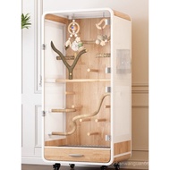 New Bird Cage Parrot Cage Home Luxury Large Ecofriendly Villa Solid Wood with Nest Cockatiel Special