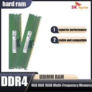 SK Hynix DDR4หน่วยความจำสำหรับเดสก์ท็อป4GB 8GB 16GB 32GB 2133MHz 2400Mhz 2666Mhz อุปกรณ์คอมพิวเตอร์เ