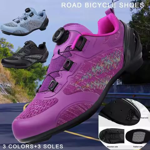 New Men's Road Cycling Shoes Mountain Cycling Shoes Unlocking Cycling Shoes Couple Cycling Shoes Wom