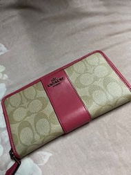 Coach wallet long wallet Coach 長銀包 70%New