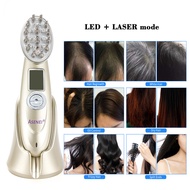 3W Electric Laser Hair Growth Comb Anti Hair Loss Therapy Comb Nano LED Red Light Vibration Massage