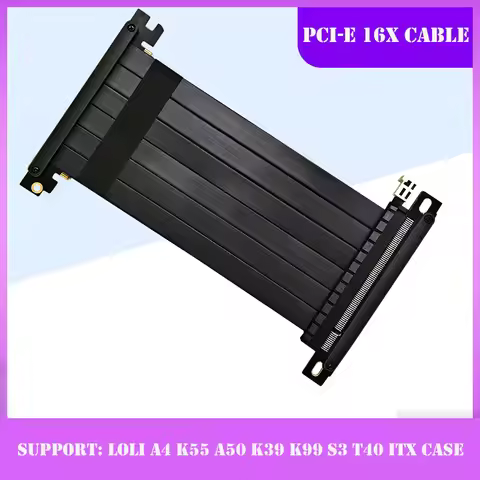 PCI-E 3.0 16X GPU Riser PCI GPU Extension Cable For loli A4 K55 A50 K39 K49 K99 S3 T40 T12 D-A4W LZ-