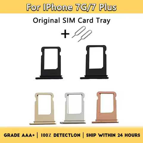 AAA++++ SIM Card Tray for iphone 7 Socket slot iPhone 7 Plus SIM Tray iphone 7 Phone Cato Replacemen
