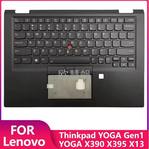 M New Original for Lenovo Thinkpad X390 X395 Yoga X13 Yoga Gen1 Laptop Palmrest Case Keyboard US/EU/
