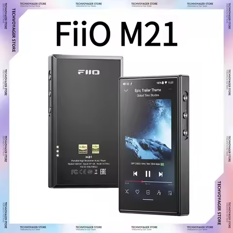 FiiO M21 Android 13 Hi-Res Music Player MP3 With Snapdragon 680 Quad DAC 950mW High Output Power PEQ