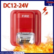 Emergency Alarm Fire Sign Strobe Horn Fire Alarm Siren/ Office Building Meeting Siren/